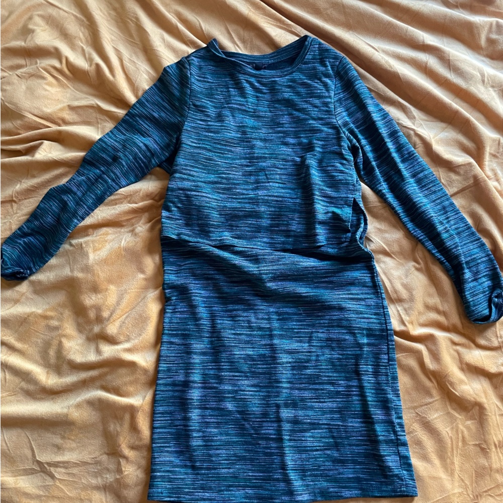 green a-line topshop dress